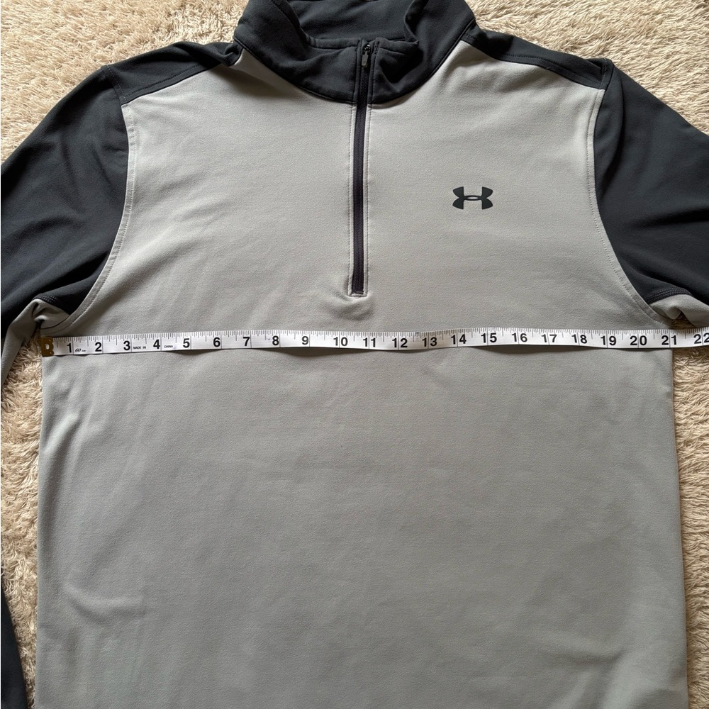 Under Armour Men's Performance Fleece Pullover Sweater Cold Gear Storm 1 Medium - Picture 8 of 9
